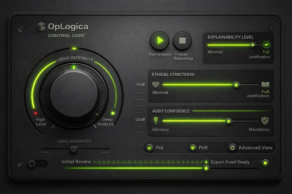 OpLogica Control Core interface